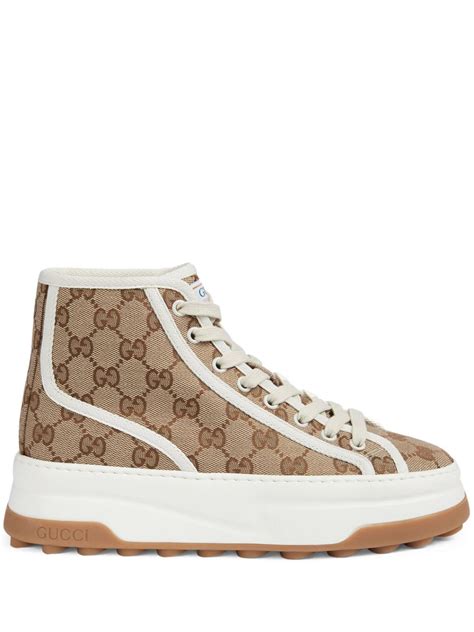 gucci common gg high-top trainers|net a porter Gucci shoes.